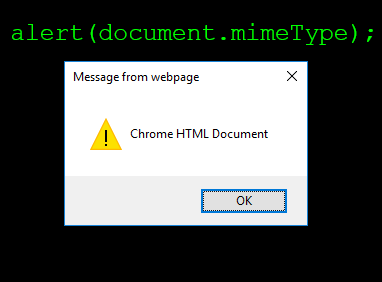 Hitting with document.mimeType