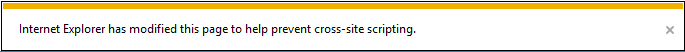 IE XSS Filter in Action